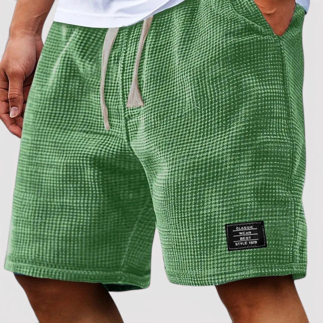 ERKO 通気性抜群のワッフルショートパンツ