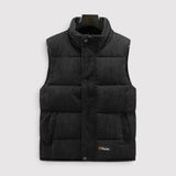 GABO 着心地の良いリブ編みのパッド入りベスト