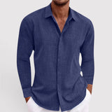 BORIS 通気性の良いリネンシャツ