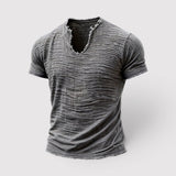 GERHARD 通気性のあるテクスチャードTシャツ