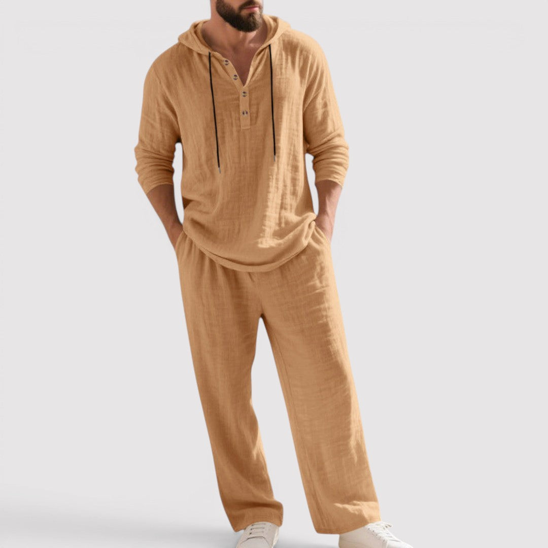CALVOR 着心地の良いスウェットシャツとパンツのセット