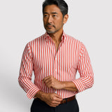 TENDO モダンなストライプシャツ