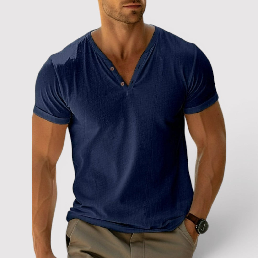 EWALD 軽量VネックTシャツ