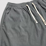 MAURICIO 通気性抜群のリブ編みパンツ