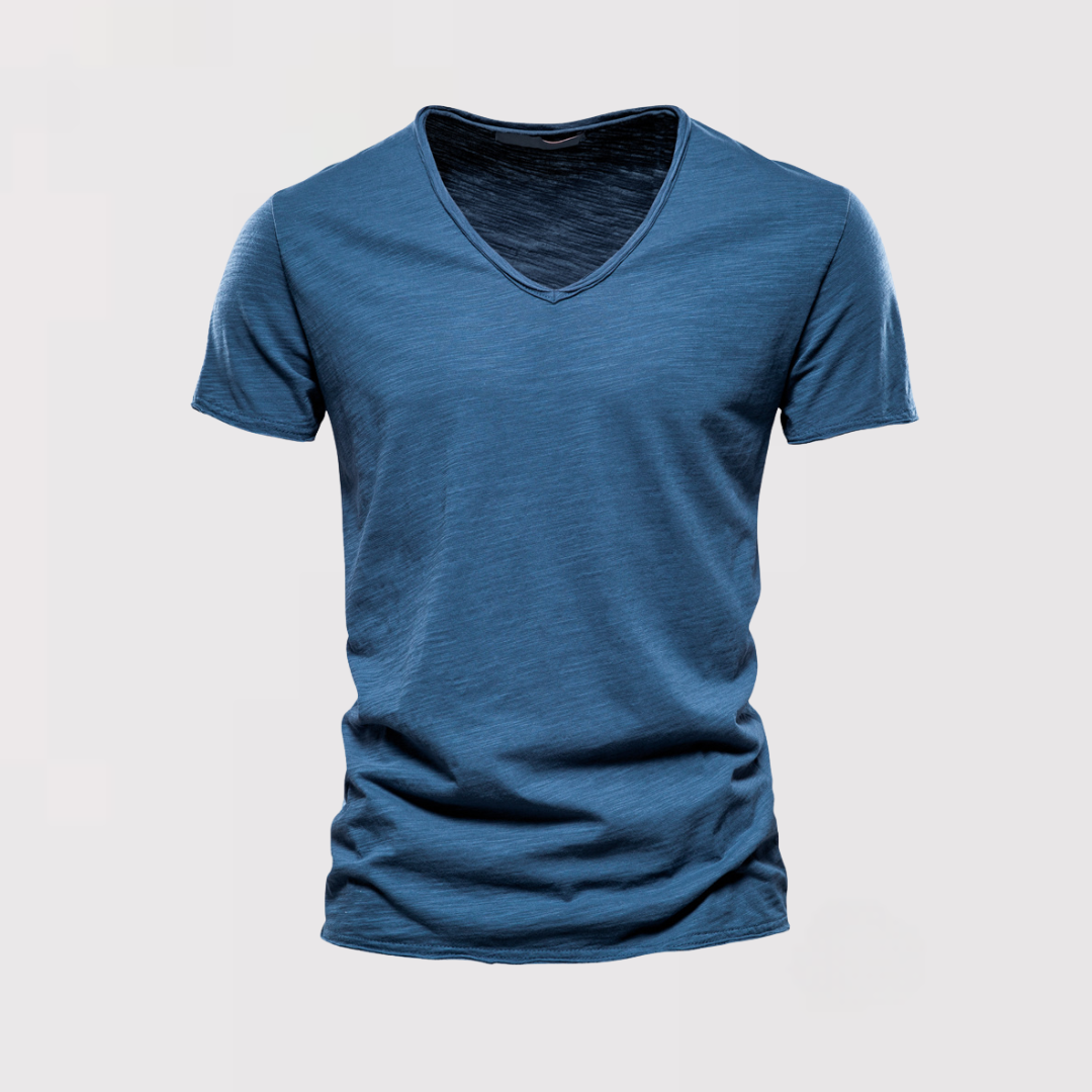 KAYLUM 通気性の良いコットンTシャツ (1+1)