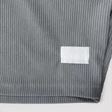 SIOY 通気性のあるリブ編みショーツ
