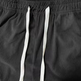 SIOY 通気性のあるリブ編みショーツ