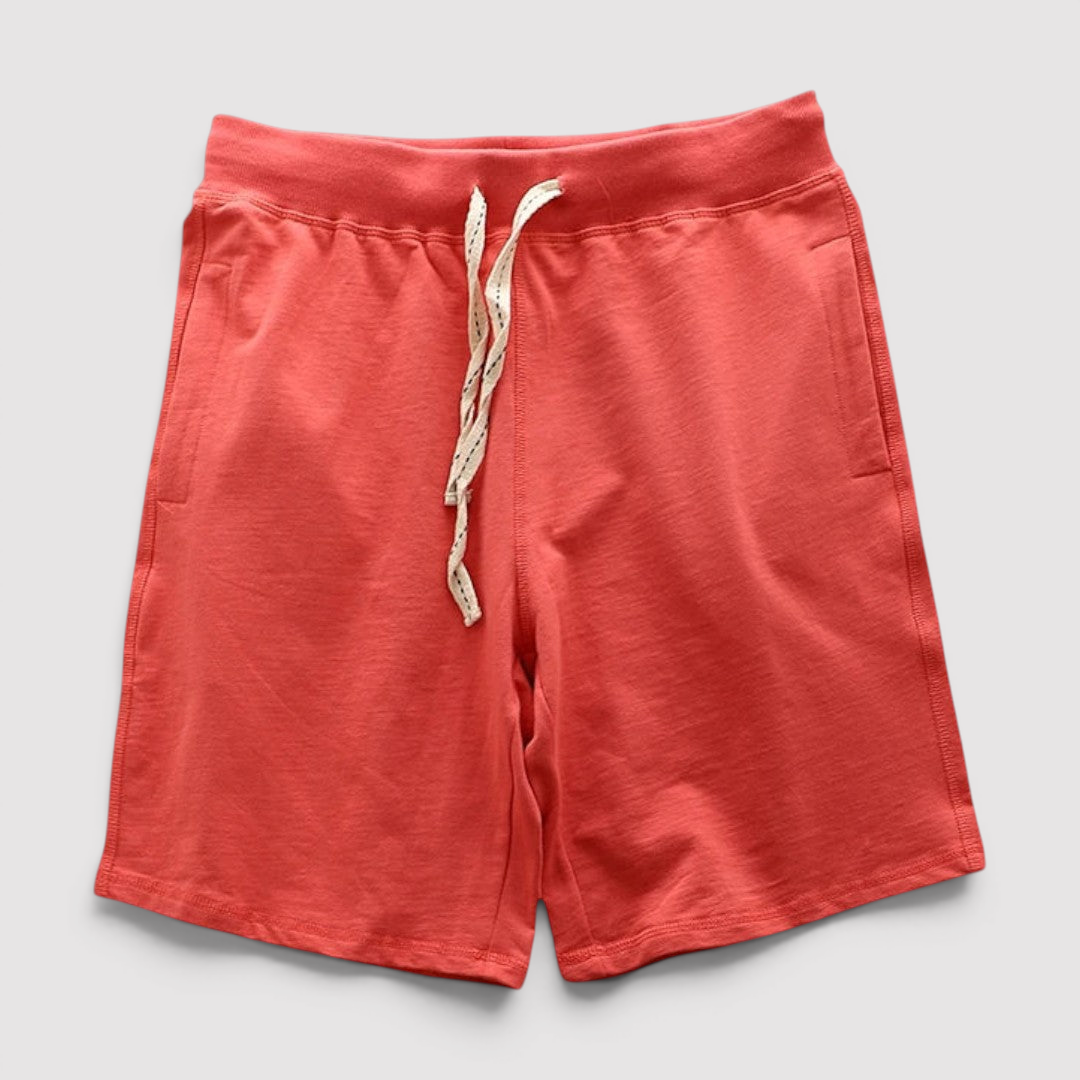 RIBO 通気性抜群のコットンショートパンツ