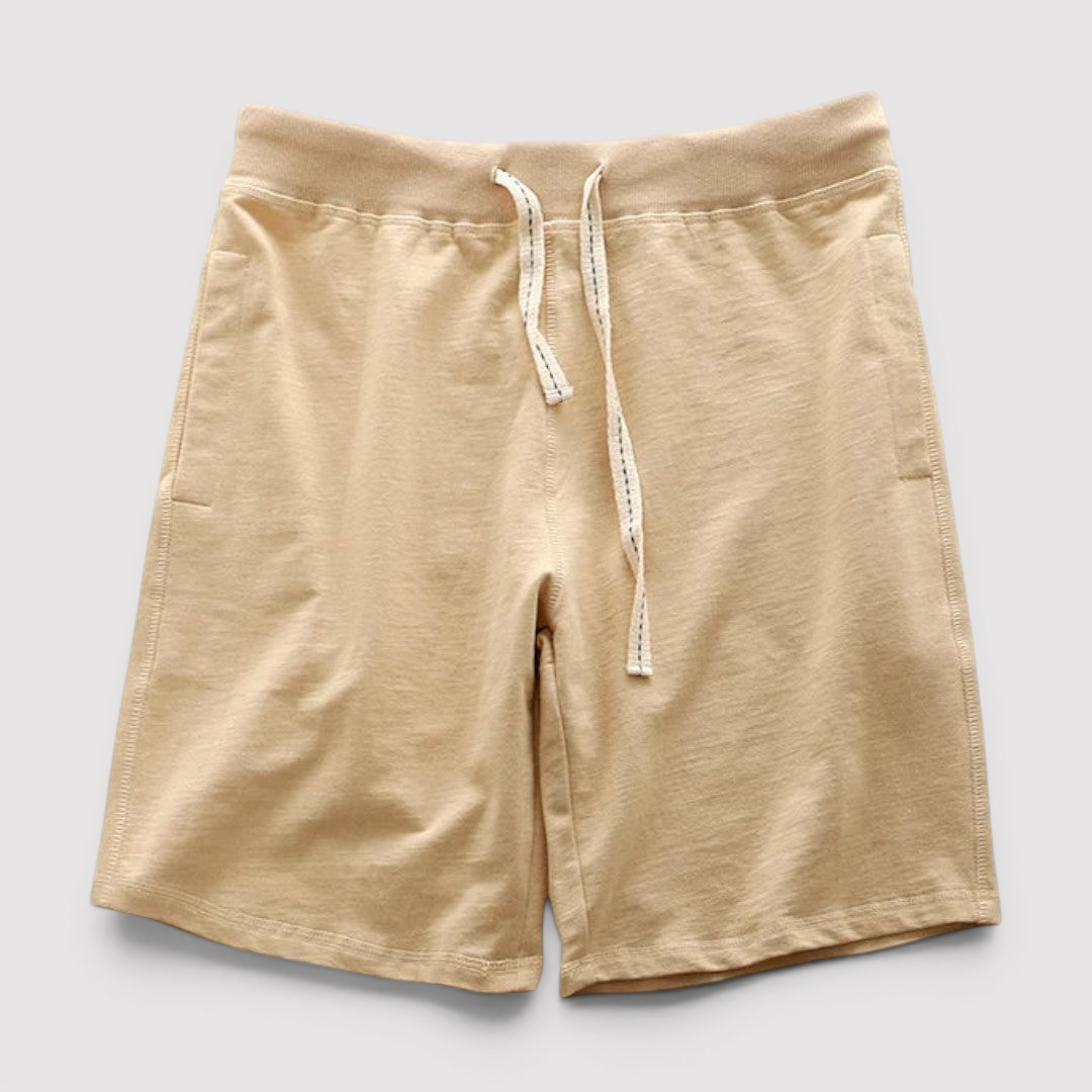 RIBO 通気性抜群のコットンショートパンツ