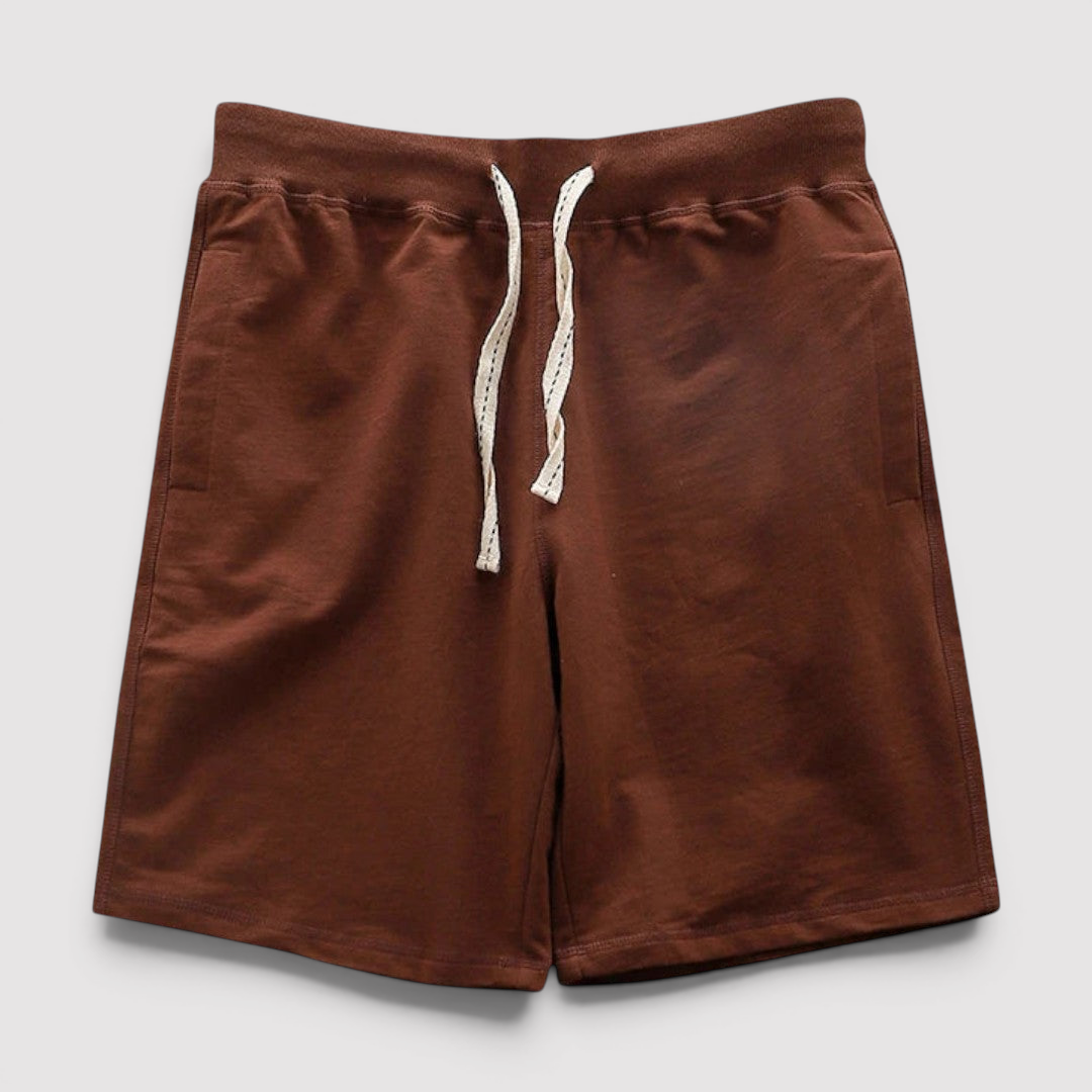 RIBO 通気性抜群のコットンショートパンツ